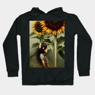 Walking through the Sunflowers Hoodie